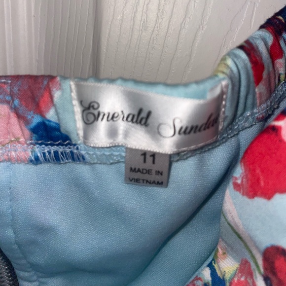 Strapless Floral Dress - Picture 2 of 3